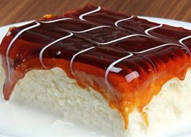 طريقة عمل كيكة الحليب بالكراميل