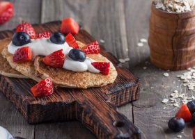 طريقة عمل بان كيك الشوفان بدون بيض