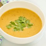 طريقة عمل شوربة العدس بالبطاطا الحلوة