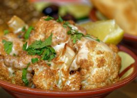 طريقة عمل القرنبيط بالطحينة اللبناني