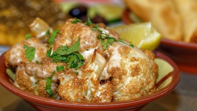 طريقة عمل القرنبيط بالطحينة اللبناني