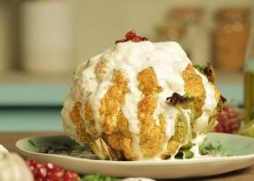 طريقة عمل الزهرة المشوية بالفرن