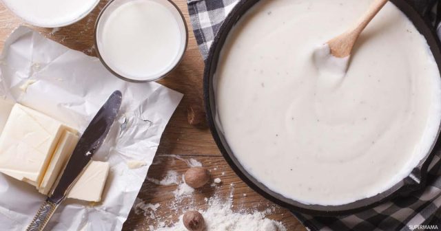 طريقة عمل صلصة البشاميل بدون حليب