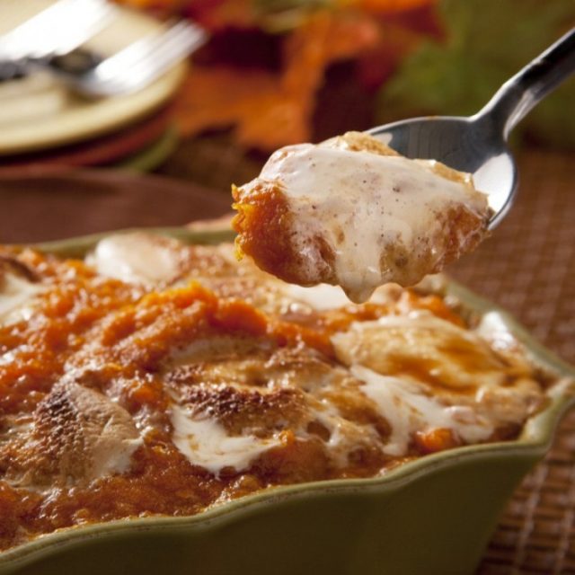 طريقة عمل بطاطس حلوة بالبشاميل