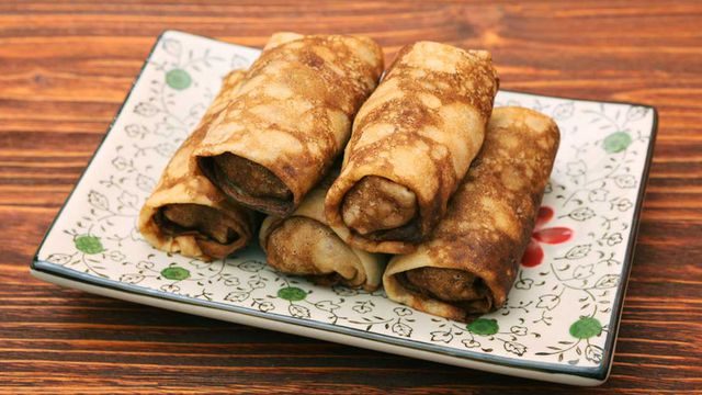 طريقة عمل الكريب باللحمة