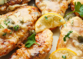 طريقة عمل ستيك الدجاج بصوص الليمون