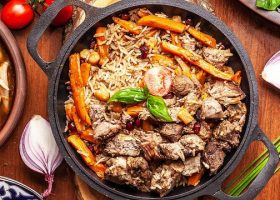 طريقة عمل كبسة لحم حاشي