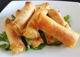 طريقة عمل سبرنج رول بالبطاطس