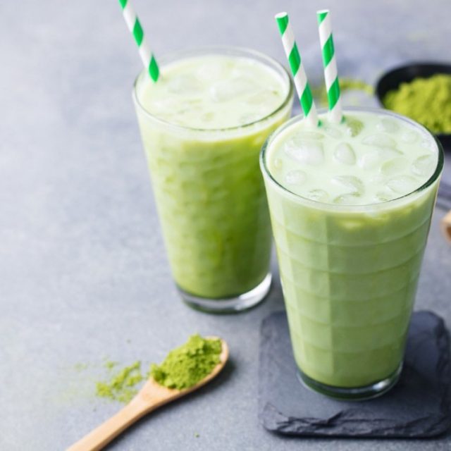 طريقة عمل سموثي الشاي الأخضر