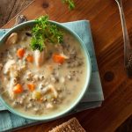 طريقة عمل شوربة الكريمة بالدجاج