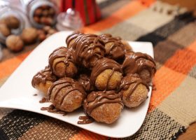 طريقة عمل كرات الدونات بالنوتيلا