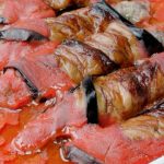 طريقة عمل اسياخ الكفتة بالباذنجان
