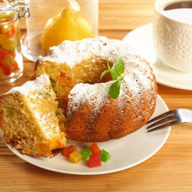 طريقة عمل كيك جريب فروت بالزبادي