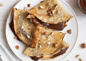 طريقة عمل كريب بالنوتيلا بدون بيض