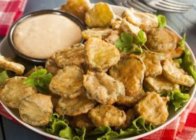 طريقة عمل مخلل الخيار المقلي