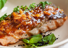 طريقة عمل سمك فيليه بصوص البرتقال