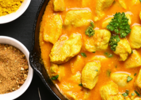 طريقة عمل دجاج بالكاري والبرتقال