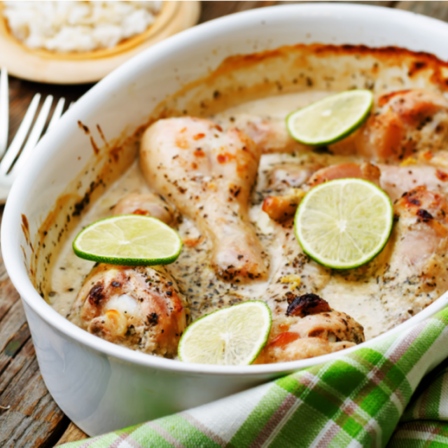 طريقة عمل أفخاد الدجاج بالكريمة والليمون والثوم