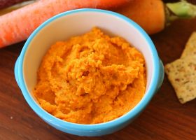 طريقة عمل حمص مع الفلفل الأحمر المشوي