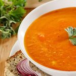 طريقة عمل شوربة العدس بالجزر