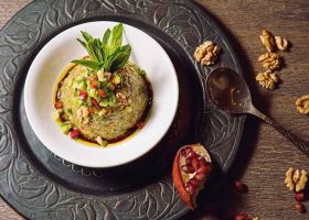 طريقة عمل سلطة بابا غنوج بالفلفل الملون