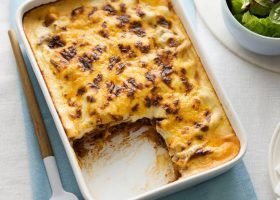 طريقة عمل مكرونة بشاميل دايت