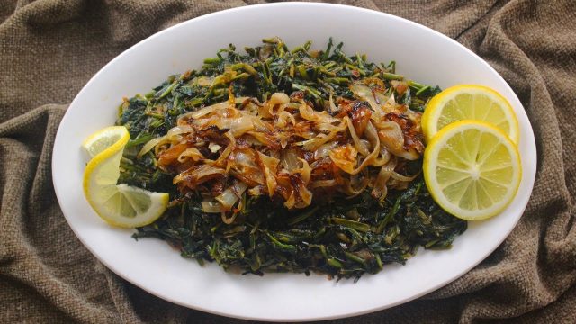 طريقة عمل هندباء بالزيت