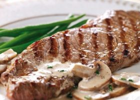 طريقة عمل ستيك بالفطر دايت