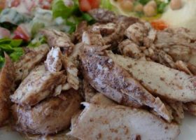 طريقة عمل شاورما الدجاج بدون زيت للرجيم