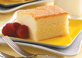 طريقة عمل كيك الفانيلا باللبن