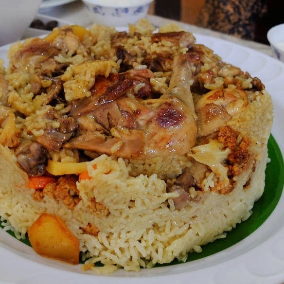 طريقة عمل مقلوبة الدجاج