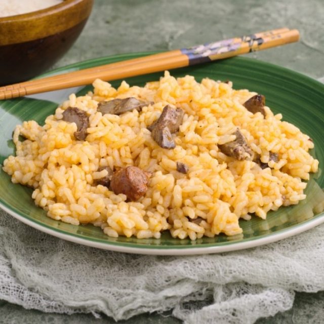 طريقة عمل قوانص الدجاج بالأرز