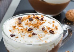 طريقة عمل المهلبية بالشوكولاتة والقشطة