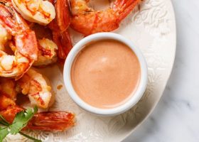 طريقة عمل صوص الربيان المشوي للتغميس