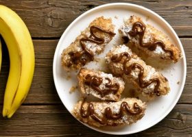 طريقة عمل موز مقلي بصوص الشوكولاتة