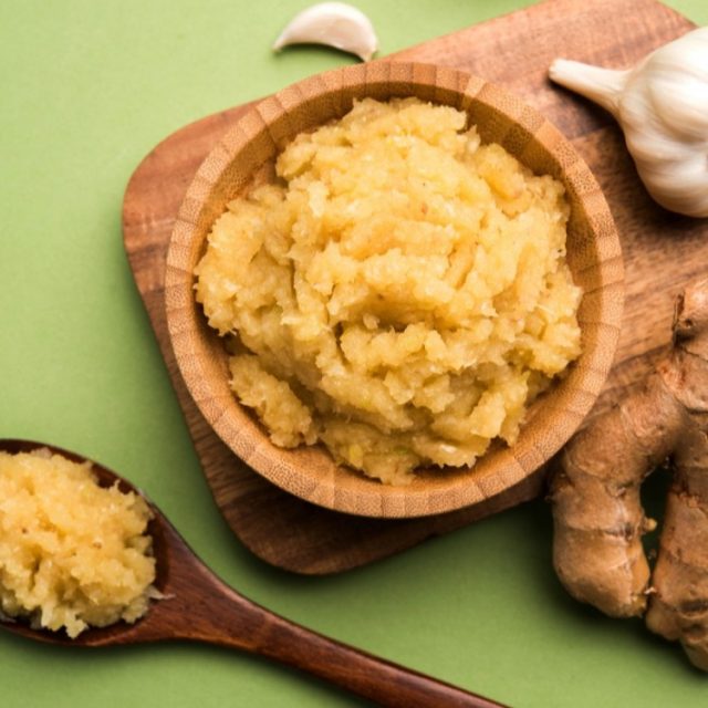 طريقة عمل معجون الزنجبيل والثوم