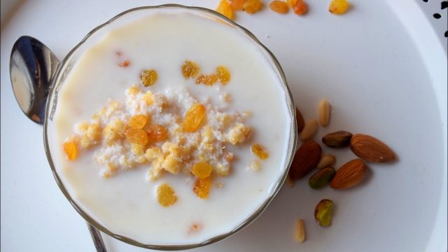 طريقة عمل حلى القمح بالحليب
