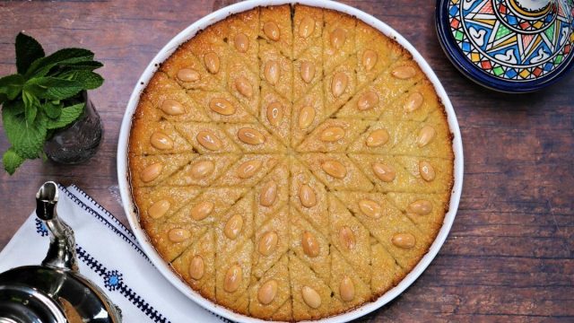 طريقة عمل البسبوسة بالزبادي