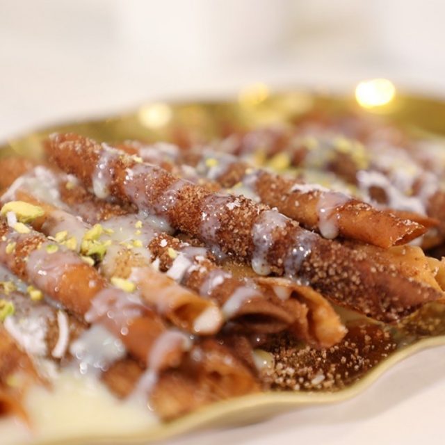 طريقة عمل حلى لفائف القرفة