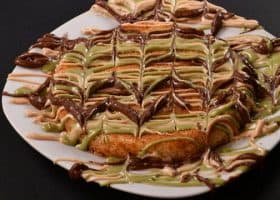 طريقة عمل الكنافة بالنوتيلا