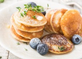 طريقة عمل ميني بان كيك بالبلوبيري