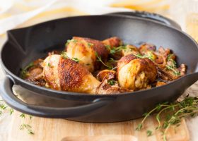 طريقة عمل دجاج مقلي بالثوم