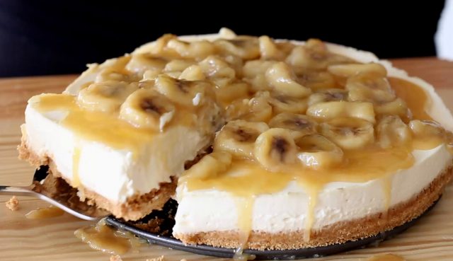 طريقة عمل تشيز كيك الموز