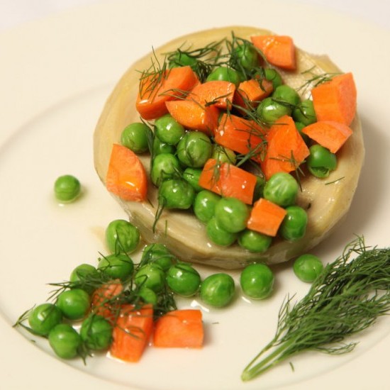 طريقة عمل خرشوف محشي خضار سوتيه