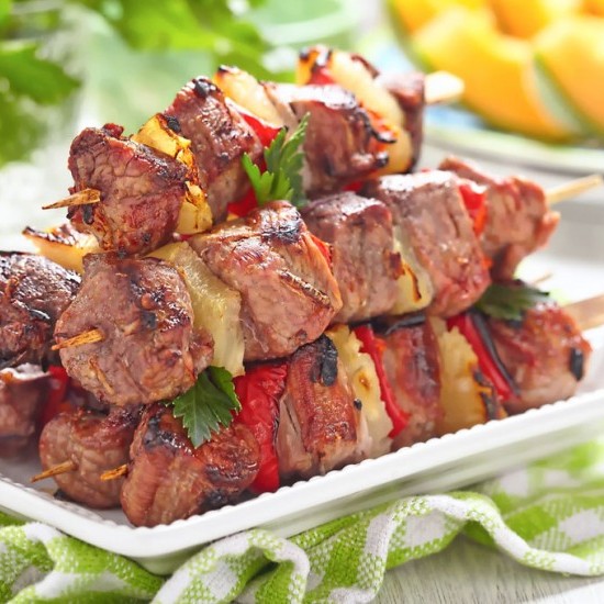 طريقة عمل كباب بالخضار
