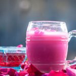 طريقة عمل شراب الورد بالحليب