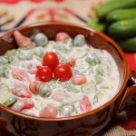 طريقة عمل سلطة الطماطم بالطحينة