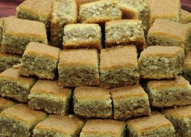 طريقة عمل معمول مد بالجوز