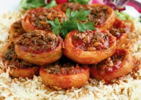 طريقة عمل ارضي شوكي محشي باللحم