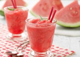 طريقة عمل عصير البطيخ المثلج